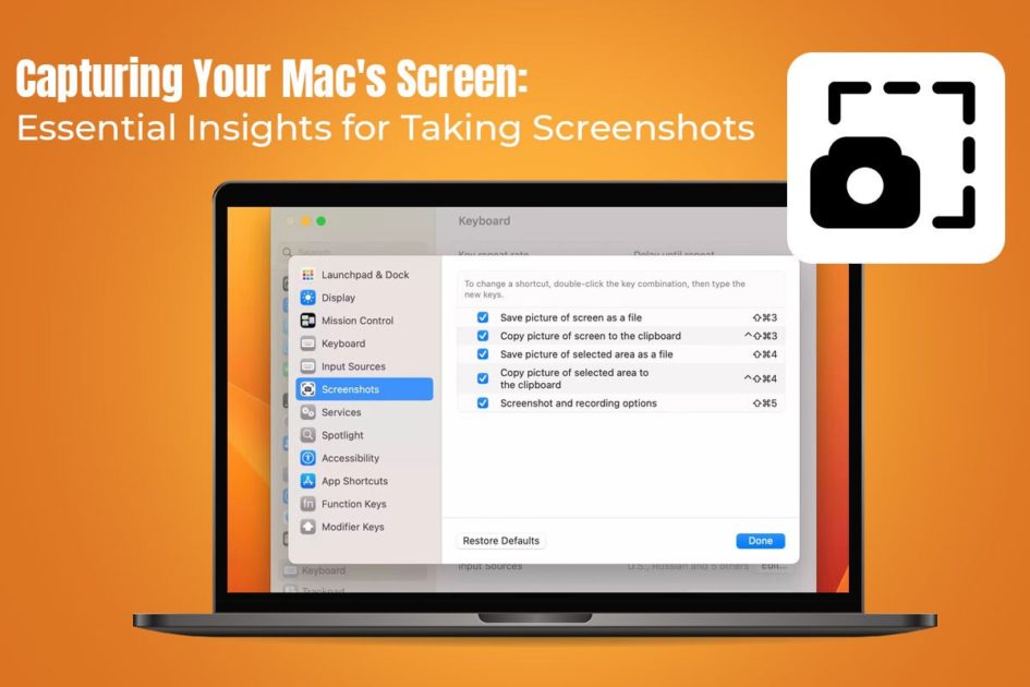 Capturing Your Mac's Screen Essential Insights for Taking Screenshots