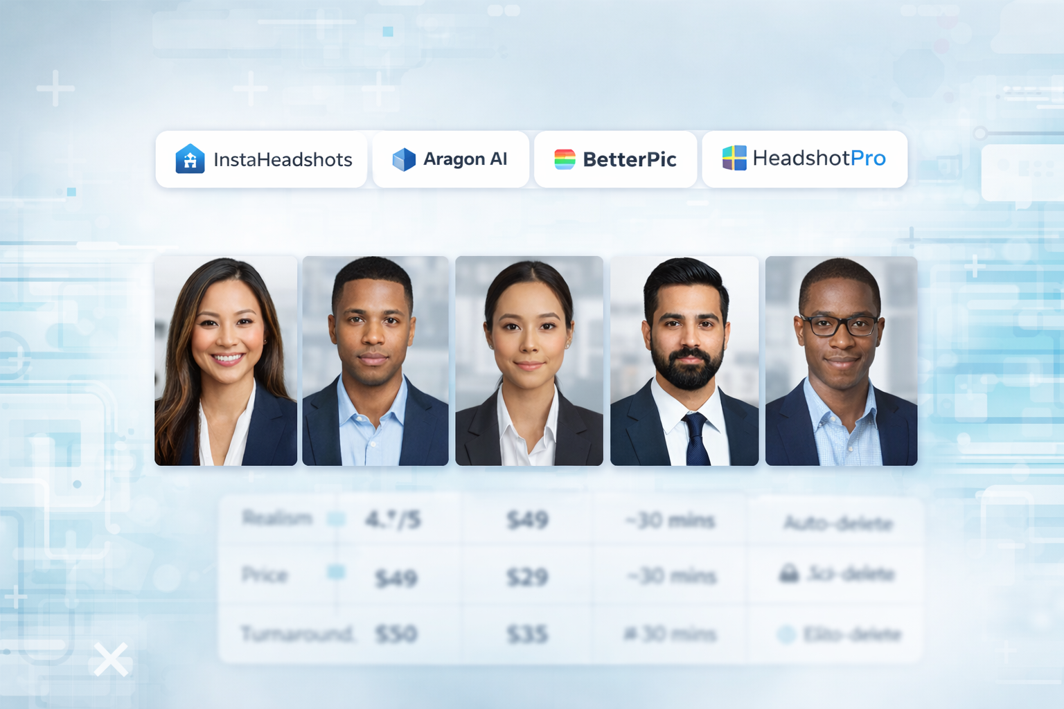 Best AI Headshot Generator Reviews: Pricing, Realism, and Privacy Compared
